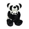 Plyšová máma s mláďátkem 40 cm Panda