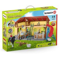 Schleich - Stáj pro koně s příslušenstvím 42485