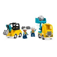 10475 Lego Duplo – Vozidla na stavbě 3 v 1