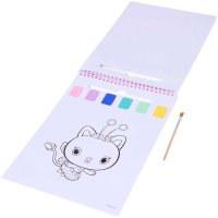 Gabby´s Dollhouse – Omalovánka s akvarelovými barvami- včetně štětce