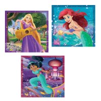 Puzzle 3x48 - Disney princezny