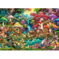 Puzzle 1000 – Houbová vesnička