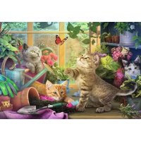 Puzzle 200 – Hravé kočky