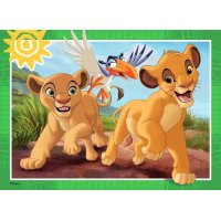 Puzzle 4x42 - Disney: Lví král