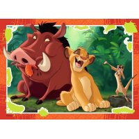 Puzzle 4x42 - Disney: Lví král