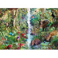 Puzzle 9000 - Zvířata v džungli