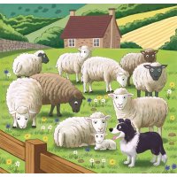 Puzzle 3x48 - Zvířata na farmě