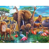 Puzzle 200 XXL – Zvířata v Africe