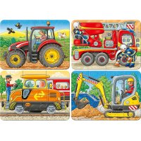 Moje první puzzle 4v1 – Dopravní prostředky