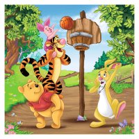 Puzzle 3x49 - Medvídek Pú