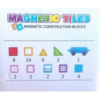 Magnetická stavebnice – 45 ks