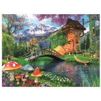 Puzzle 500 – Dům ve staré botě