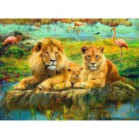 Puzzle 500 - Lvi na savaně