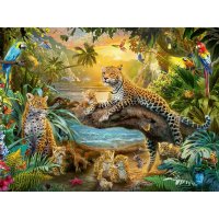 Puzzle 1500 - Leopardi v džungli
