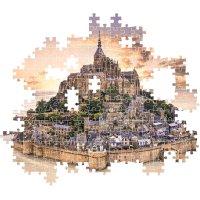 Puzzle 1500 - Mont Saint-Michel při východu slunce