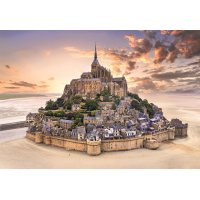 Puzzle 1500 - Mont Saint-Michel při východu slunce