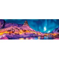 Puzzle 1000 - Polární záře nad Lofotami