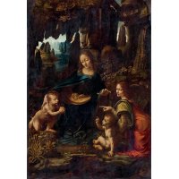Puzzle 1000 - Madona ve skalách