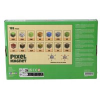 Pixel Magnet stavebnice - Magnetické kostky 192 ks