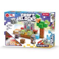 Craft Blocks - Magnetická stavebnice 48 ks