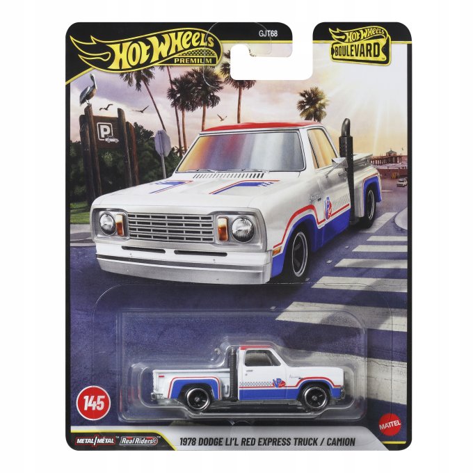 Hot Wheels - Boulevard 1978 Dodge LľL Red Express Truck/Camion