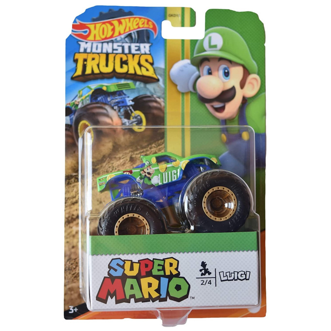 Hot Wheels – Monster Trucks Super Mario Luigi