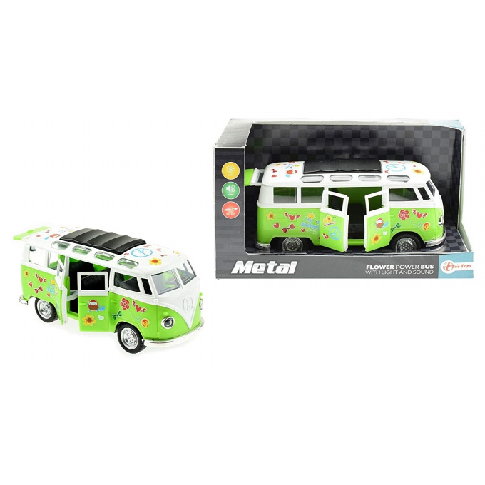 Květinový autobus Zelená