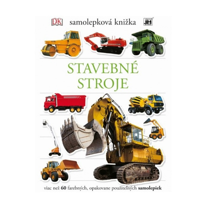 Samolepková knížka - Stavební stroje