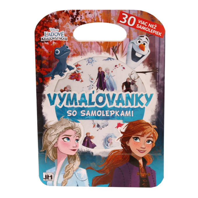 Frozen II - Omalovánky se samolepkami