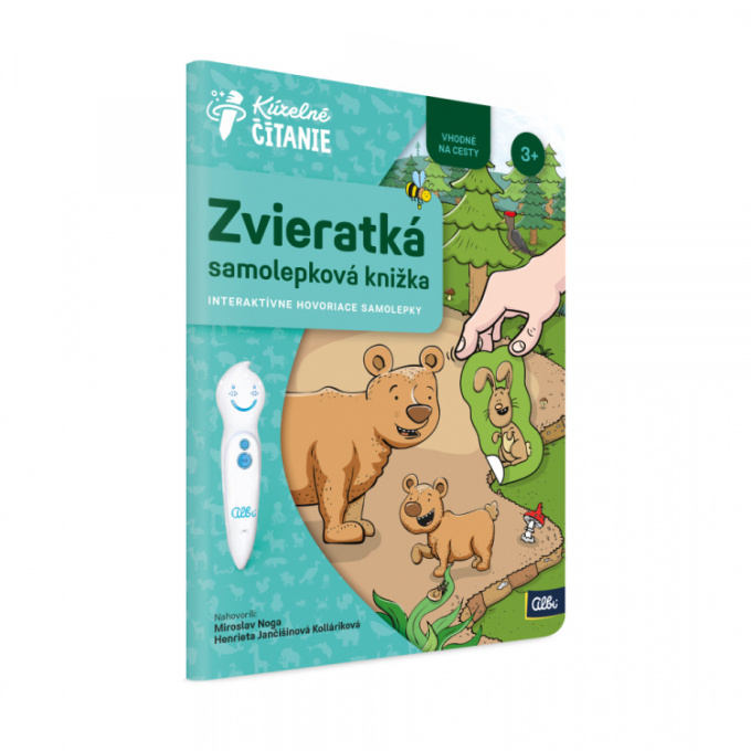 Kouzelné Čtení - Zvířátka Samolepková Knížka