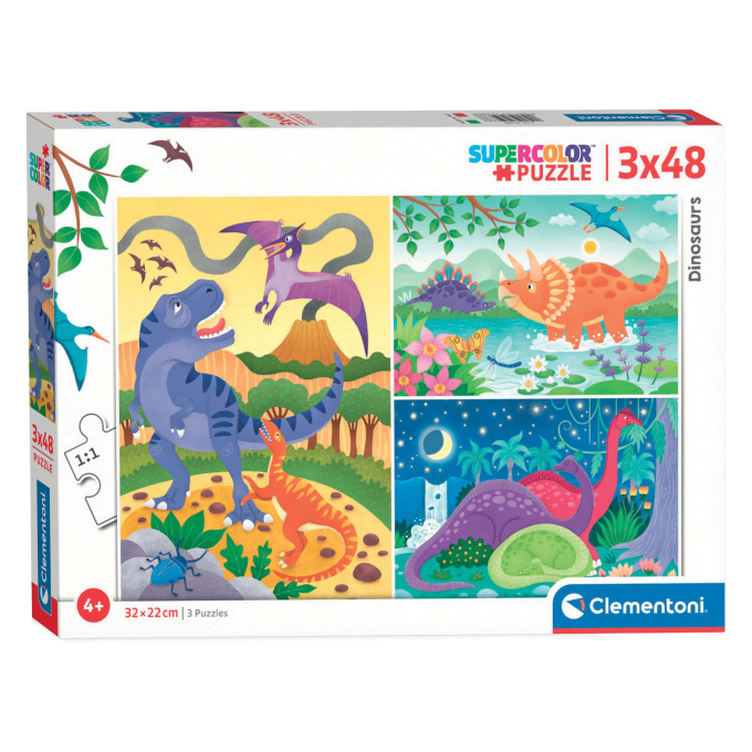 Puzzle 3x48 - Dinosaurus