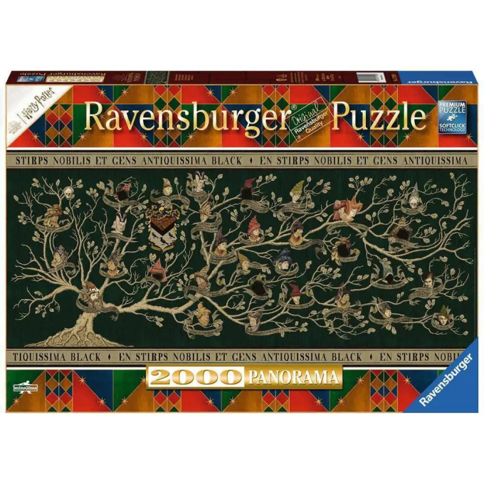 Puzzle 2000 – Harry Potter Černý Rodokmen
