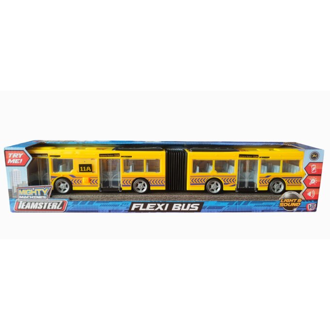Ohýbatelný autobus Žlutý