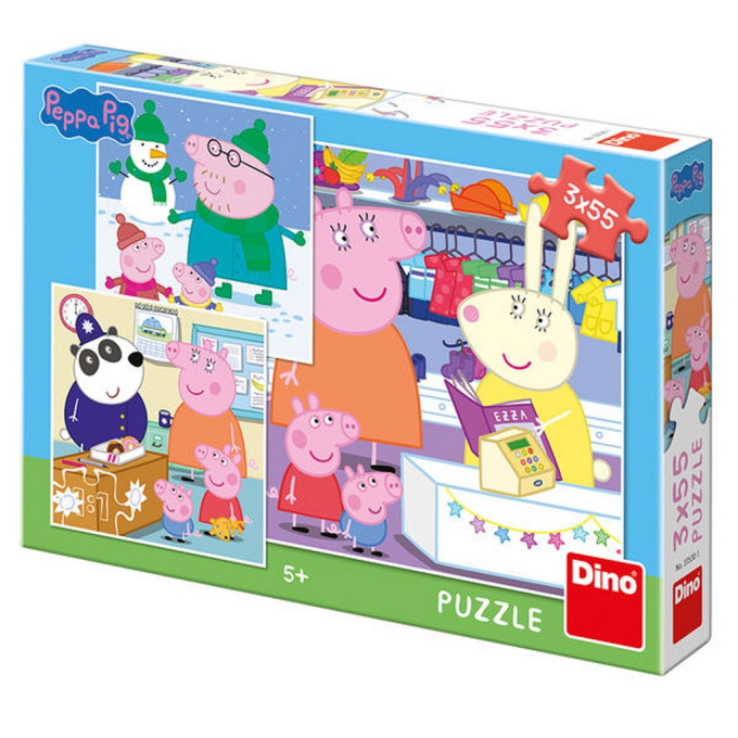 Puzzle 3x55 – Peppa Pig