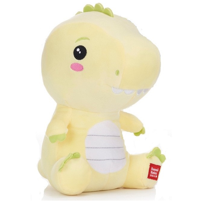 Plyšový dinosaurus 24 cm Žltá