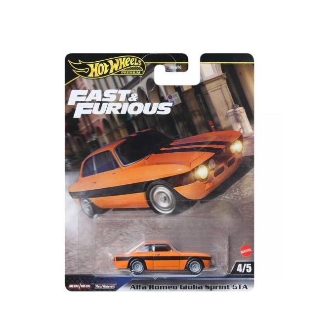 Hot Wheels – Fast & Furious auto Alfa Romeo Giulia Sprint