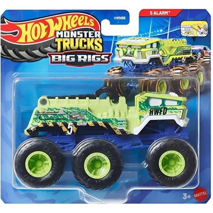Hot Wheels – Tahač 5 Alarm Zelený