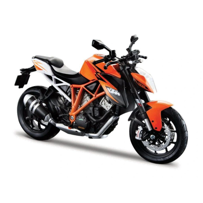 Motorka KTM 1290 Super Duke R s podstavcem