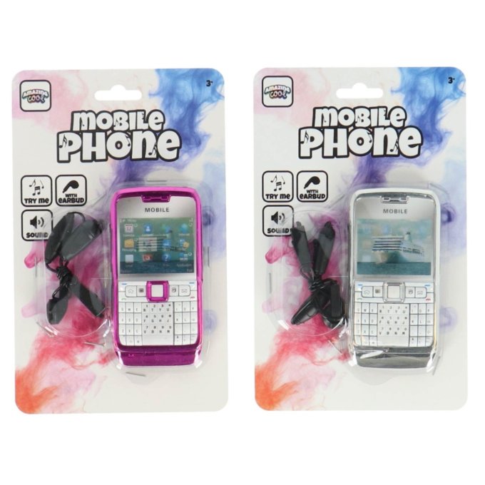 Zábavný mobilní telefon se sluchátky