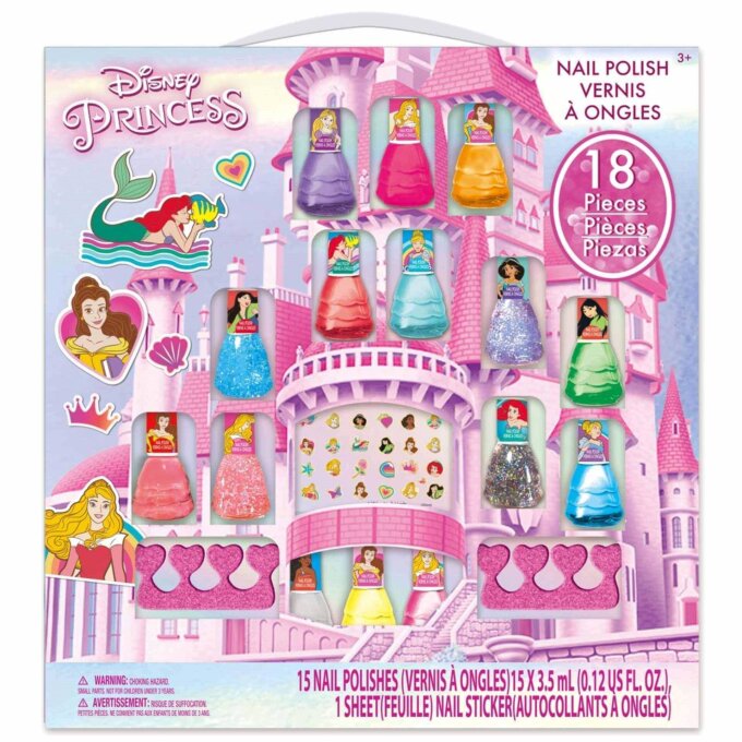 Disney Princess – Laky na nechty 15 ks