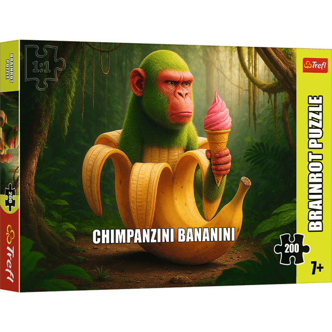 Puzzle 200 - Brainrot: Chimpanzini Bananini