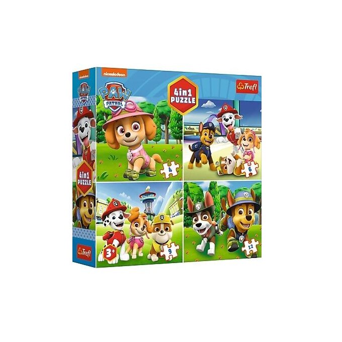 Puzzle 4v1 - Paw Patrol