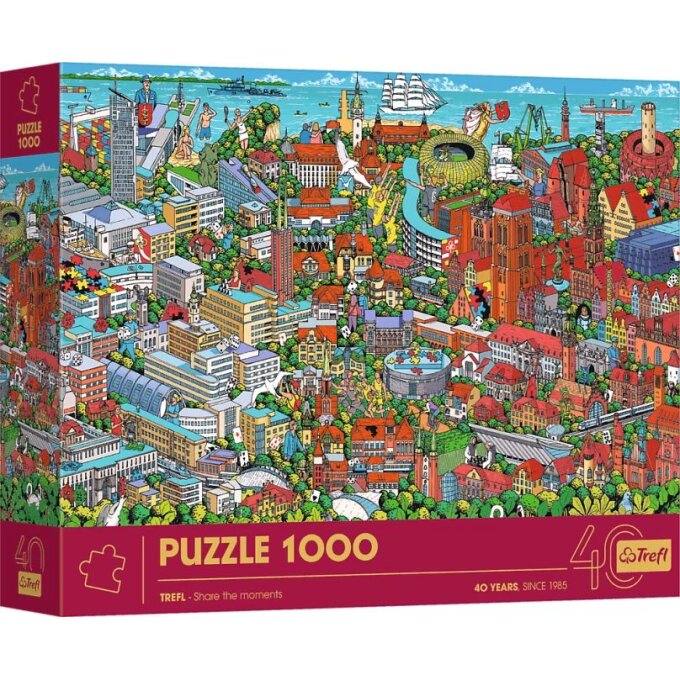 Puzzle 1000 – Trojměstí