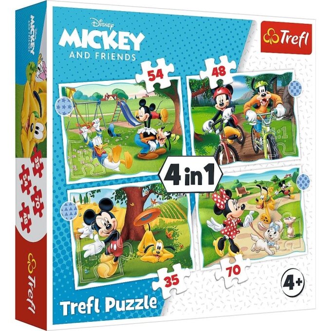 Puzzle 4v1 – Mickey Mouse