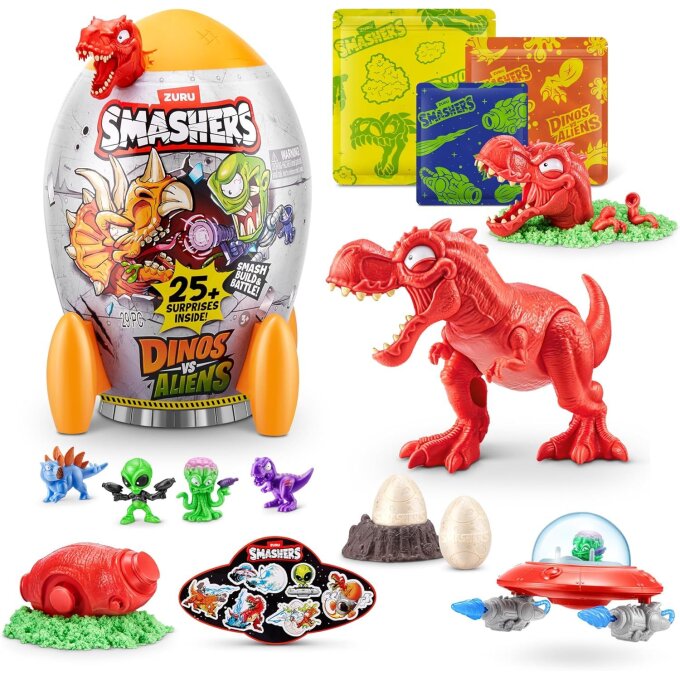 Smashers – Dino vs. Alien Červený Dino