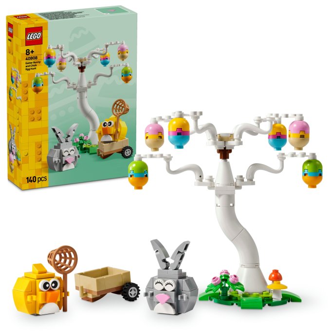 40808 Lego – Velikonoční zajíček, kuřátko a sběr vajíček