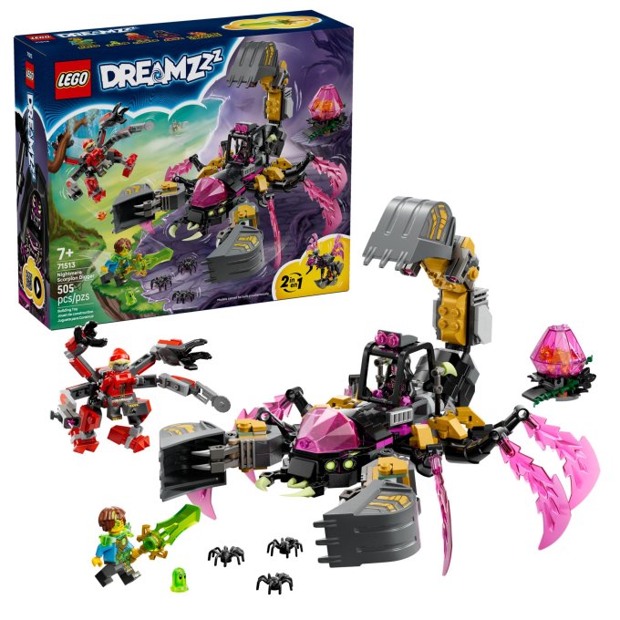 71513 Lego Dreamzzz - Škorpioní rypadlo z nočních můr