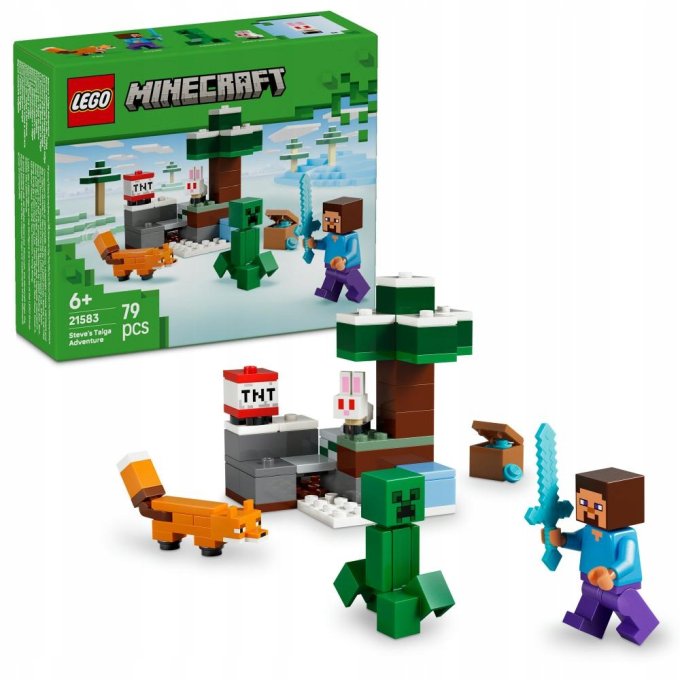 21583 Lego Minecraft – Steve a dobrodružství v tajze