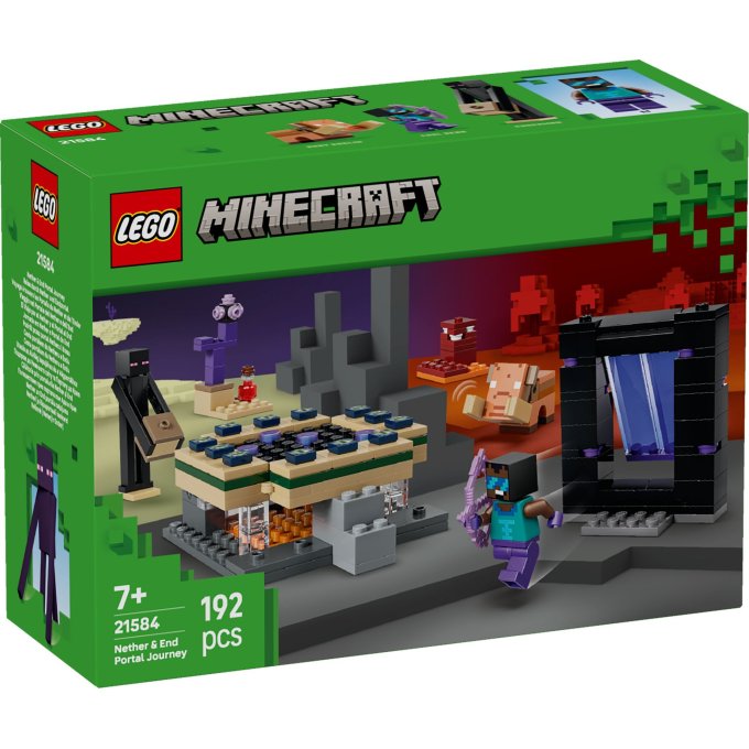 21584 Lego Minecraft – Cesta portálem do Netheru a Endu