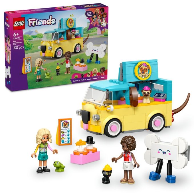 42678 Lego Friends – Dodávka s doplňky pro mazlíčky
